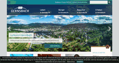 Desktop Screenshot of gernsbach.de